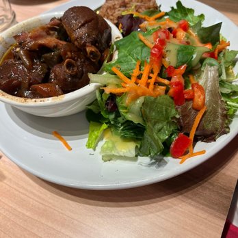 Konoko Restaurant - Oxtails salad and rice and peas - Caribbean Near Me - White Marsh, Maryland Konoko Restaurant - Oxtails salad and rice and peas - Caribbean Near Me - White Marsh, Maryland