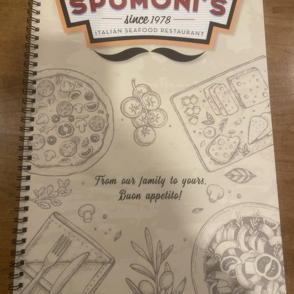 Spumoni's - Front of the menu - Italian Near Me - Pawtucket, Rhode Island Spumoni's - Front of the menu - Italian Near Me - Pawtucket, Rhode Island