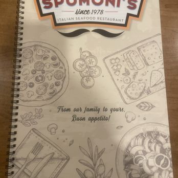Spumoni's - Front of the menu - Italian Near Me - Pawtucket, Rhode Island Spumoni's - Front of the menu - Italian Near Me - Pawtucket, Rhode Island