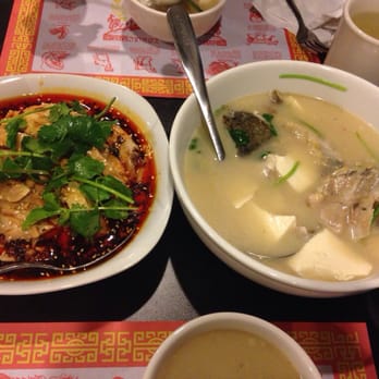 Green Tea Bistro - Fish tofu soup and three cups chicken. Yum! - Chinese Near Me - Mesa, Arizona