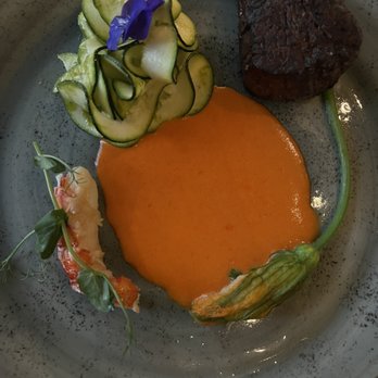 Alexander's Steakhouse - Pasadena - Spicy orange sauce that covered up any taste of the food on the plate and the little side zucchini was served raw... - Steakhouses Near Me - Pasadena, California Alexander's Steakhouse - Pasadena - Spicy orange sauce that covered up any taste of the food on the plate and the little side zucchini was served raw... - Steakhouses Near Me - Pasadena, California