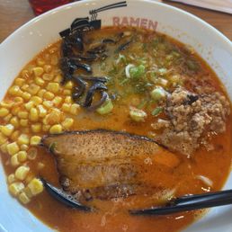 2. Spicy Tonkotsu + corn 2. Spicy Tonkotsu + corn