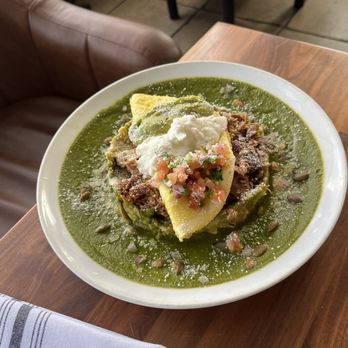 Anepalco Mexican Restaurant-Main - Green Chilaquiles - Coffee & Tea Near Me - Orange, California