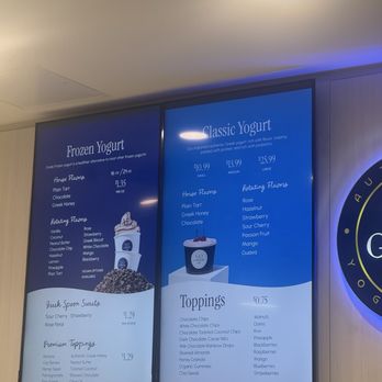 Go Greek Yogurt - Menu - Ice Cream & Frozen Yogurt Near Me - Miami, Florida Go Greek Yogurt - Menu - Ice Cream & Frozen Yogurt Near Me - Miami, Florida