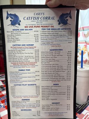 Menu photo 1 Casey's Catfish Corral Ardmore, OK Menu photo 1 Casey's Catfish Corral Ardmore, OK