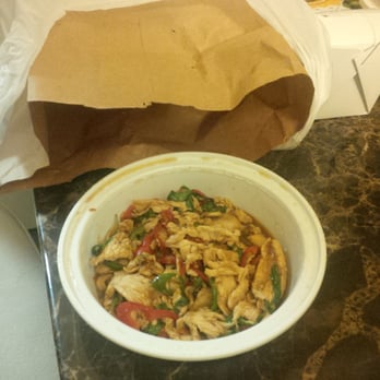 Ayada Thai - Just a fraction of this container is filled for take out! - Thai Near Me - Elmhurst, New York Ayada Thai - Just a fraction of this container is filled for take out! - Thai Near Me - Elmhurst, New York