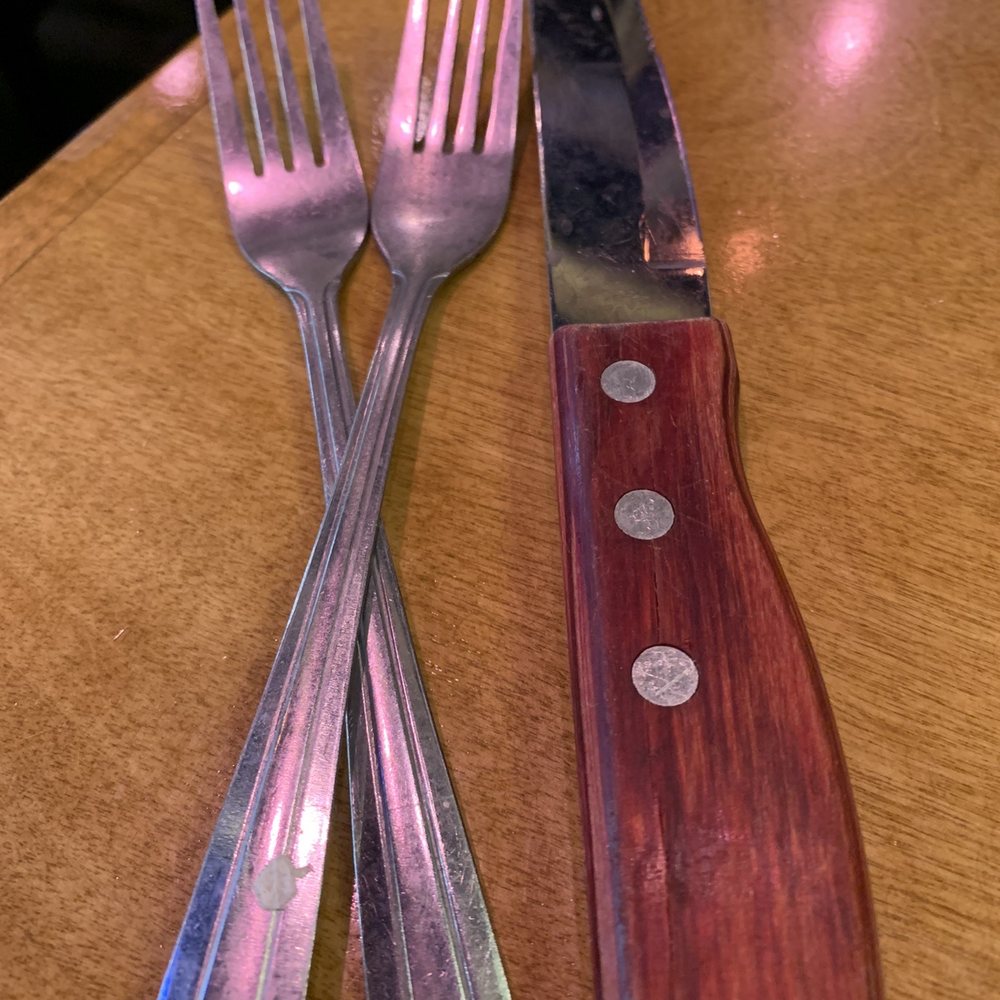 Texas Roadhouse - Dirty silverware with old dried food on it. Not a good start to my dining experience. Server was ver apologetic. No manager visit. - Steakhouses Near Me - Downingtown, Pennsylvania Texas Roadhouse - Dirty silverware with old dried food on it. Not a good start to my dining experience. Server was ver apologetic. No manager visit. - Steakhouses Near Me - Downingtown, Pennsylvania
