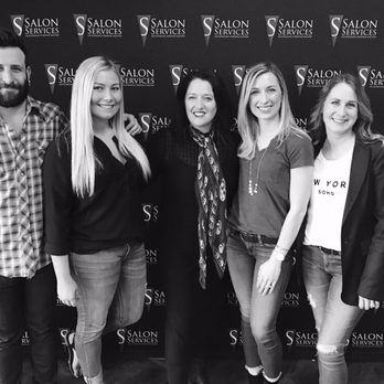 BreCyn Salon - Andrea, Stephanie, and Emily at a 3 day women's comprehensive cutting class with SR Education in Seattle - Hair Salons Near Me - Everett, Washington