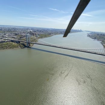 New York Helicopter Tours - Washington bridge - Aerial Tours Near Me - Kearny, New Jersey