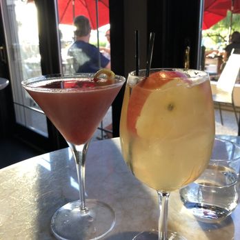 Terrace Room - Strawberry, basil balsamic and apple cider cocktails - Italian Near Me - New Buffalo, Michigan