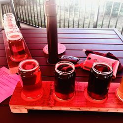 Camerado Brewing - Flight of their beers