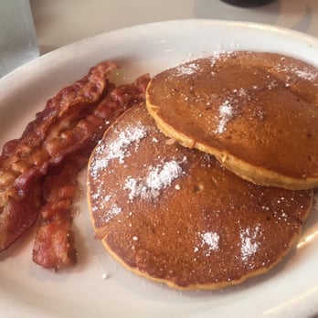 Village Cafe - Sweet potato pancakes and bacon - American Near Me - Siesta Key, Florida Village Cafe - Sweet potato pancakes and bacon - American Near Me - Siesta Key, Florida