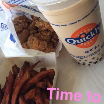 Quickly - Milk Tea, Popcorn Chicken, and Sweet Potato Fries - Bubble Tea Near Me - South San Francisco, California Quickly - Milk Tea, Popcorn Chicken, and Sweet Potato Fries - Bubble Tea Near Me - South San Francisco, California