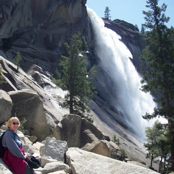 Nevada Falls - Nevada Falls alongside the trail - Hiking Near Me