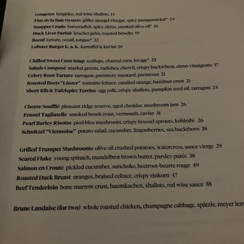 Koloman - Dinner menu - Austrian Near Me - New York, New York