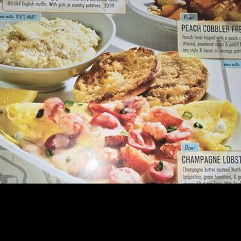 Another Broken Egg Cafe - This what the menu item looks like with chunks of lobster on the plate - Breakfast & Brunch Near Me - Burbank, California Another Broken Egg Cafe - This what the menu item looks like with chunks of lobster on the plate - Breakfast & Brunch Near Me - Burbank, California