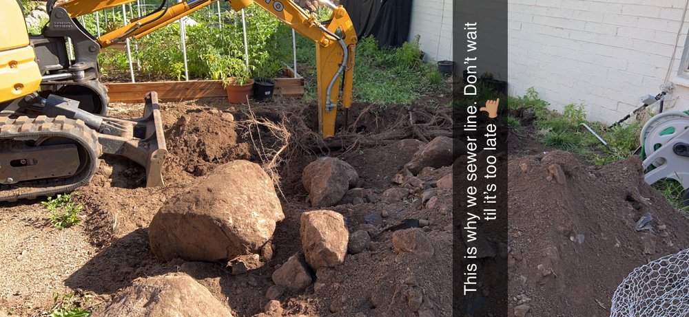 Slide of Liquid Rock Sewer Lining