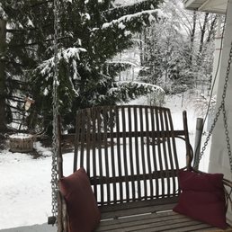 enjoyed relaxing on the porch
