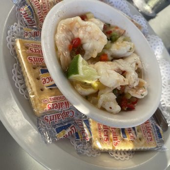 St Augustine Fish Camp - Ceviche of the day (shrimp) (May 2021) - Seafood Near Me - St Augustine, Florida