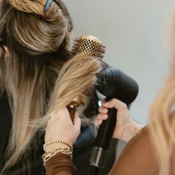 Hair By Kati Arent - Bright blonde refresh with a seamless blend.