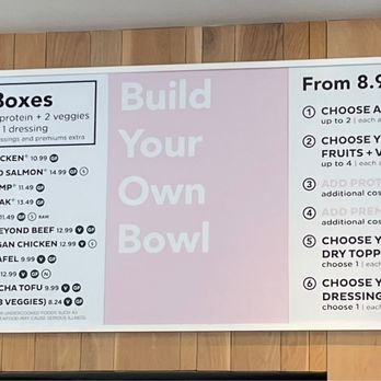 Upbeet - Menu - Salad Near Me - Atlanta, Georgia