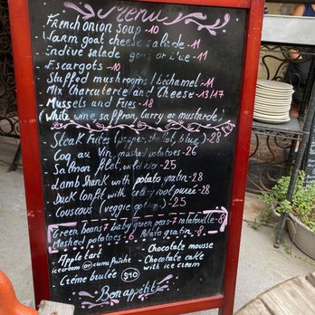Madame - Dinner menu (hands free!). They also have daily specials, like the Canadian oysters! - French Near Me - Jersey City, New Jersey Madame - Dinner menu (hands free!). They also have daily specials, like the Canadian oysters! - French Near Me - Jersey City, New Jersey