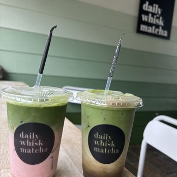 Daily Whisk Matcha - Strawberry and Hapa matcha - Cafes Near Me - Honolulu, Hawaii Daily Whisk Matcha - Strawberry and Hapa matcha - Cafes Near Me - Honolulu, Hawaii