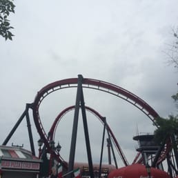 X-Flight, the wing coaster of Great America!