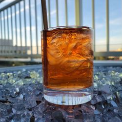 Volaré Rooftop Bar - Yellow wing drink - Bacardi Rum mix