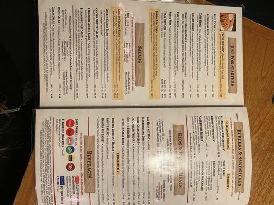 Menu photo 4 Texas Roadhouse Mesa, AZ