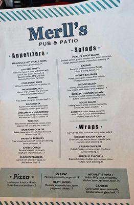 Menu photo 5 Merll’s Pub & Patio Waukee, IA