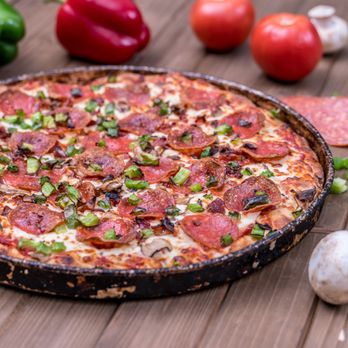 Pappa Leo's - a pizza with pepperoni, onions, and mushrooms - Pizza Near Me - Coquitlam, British Columbia Pappa Leo's - a pizza with pepperoni, onions, and mushrooms - Pizza Near Me - Coquitlam, British Columbia