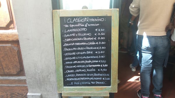 Menu photo 1 I' Ritrovino de' Servi Florence, FI
