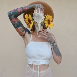 Sleeve tattoo by rose