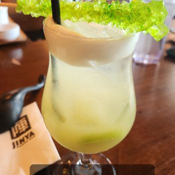 JINYA Ramen Bar - Woodlands - Kiwi sparkler drink - Ramen Near Me - Spring, Texas