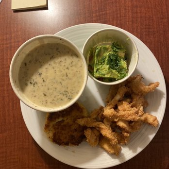 Duke's Seafood - $65 for calamari, chowder, avocado salad and a crab cake. One overpriced meal!!! - Seafood Near Me - Seattle, Washington Duke's Seafood - $65 for calamari, chowder, avocado salad and a crab cake. One overpriced meal!!! - Seafood Near Me - Seattle, Washington