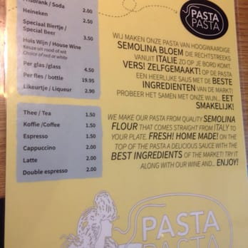 Pasta Pasta - Drinks - Italian Near Me - Amsterdam, New Hampshire