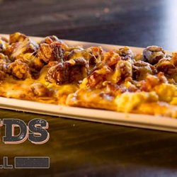 Legends Sports Bar & Grill - Breakfast Flatbread Pizza