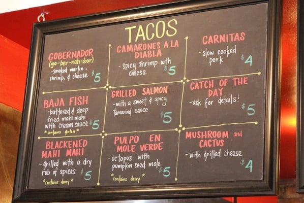 Menu photo 7 Seven Lives Tacos y Mariscos Toronto, ON