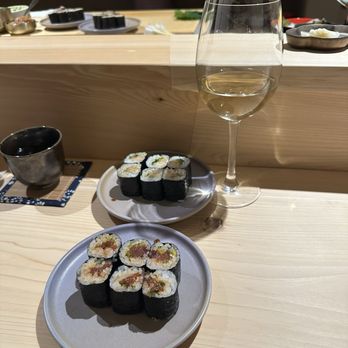 Temple Records - Kanpachi Maki, Spicy Maguro - Sushi Bars Near Me - Boston, Massachusetts Temple Records - Kanpachi Maki, Spicy Maguro - Sushi Bars Near Me - Boston, Massachusetts