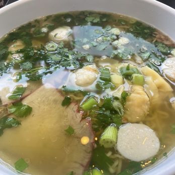 Saigon Dish - #17A. Chiw Chow noodle ( soup style) Mi/Hu Tieu Trieu Chau (Kho Hoac Nuoc) - Vietnamese Near Me - Lawndale, California