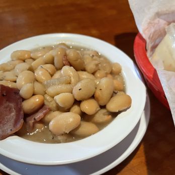 A and J's Catfish Station - White Beans.  Turkey bacon I believe. - Seafood Near Me - Memphis, Tennessee