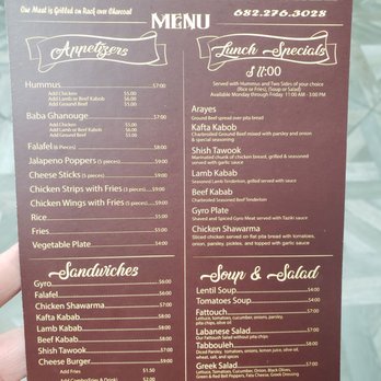 Tarboosh Gyro Grill - Updated menu prices - Mediterranean Near Me - Arlington, Texas Tarboosh Gyro Grill - Updated menu prices - Mediterranean Near Me - Arlington, Texas