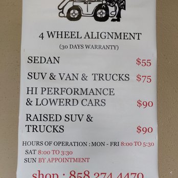 H&E Align Service - Auto Repair Near Me - San Diego, California H&E Align Service - Auto Repair Near Me - San Diego, California