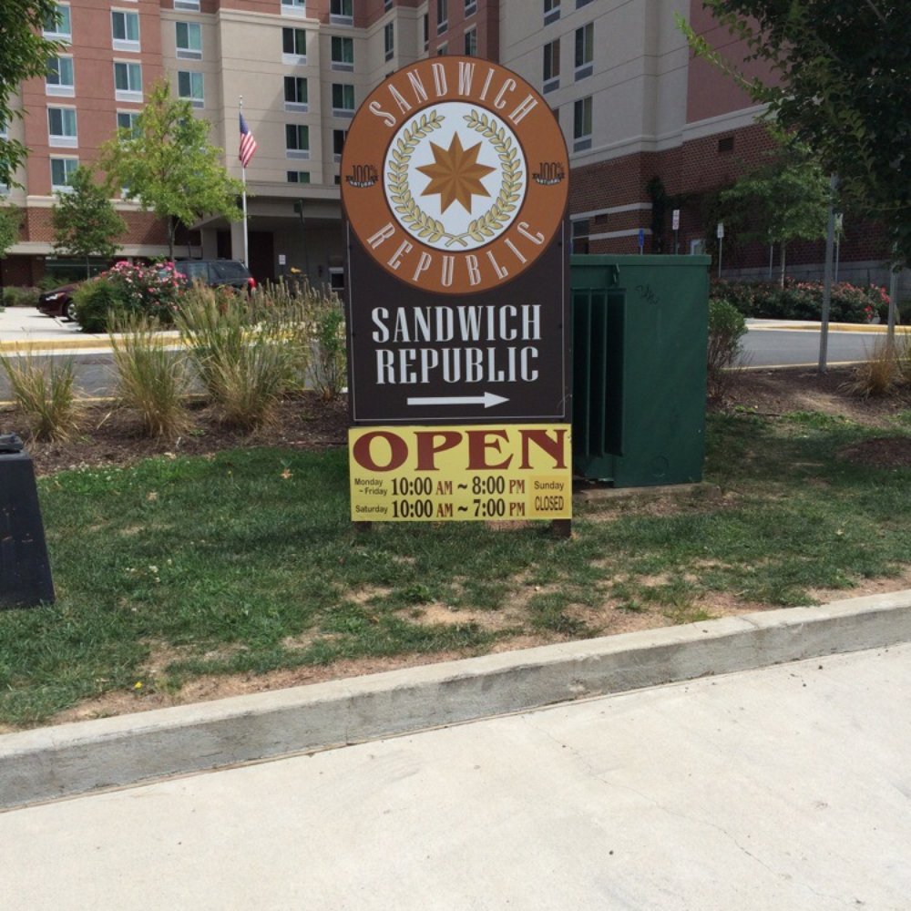 Sandwich Republic - Signage. - Sandwiches Near Me - Springfield, Virginia Sandwich Republic - Signage. - Sandwiches Near Me - Springfield, Virginia