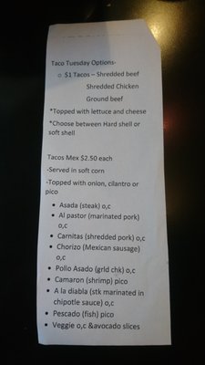 Menu photo 1 La Catrina Newmarket, NH Menu photo 1 La Catrina Newmarket, NH
