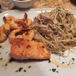 Jardines Miyako - Shrimp and Salmon teppanyaki