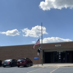 US Post Office - 8/29/25 All flags at halfstaff for the Minnesota school shooting victims