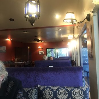 Oasis Restaurant & Catering - Picture window booth with view of ocean. - Moroccan Near Me - Pismo Beach, California