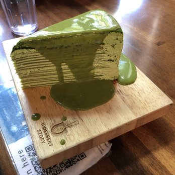 U :Dessert Story - Matcha Crepe Cake - Desserts Near Me - Berkeley, California U :Dessert Story - Matcha Crepe Cake - Desserts Near Me - Berkeley, California